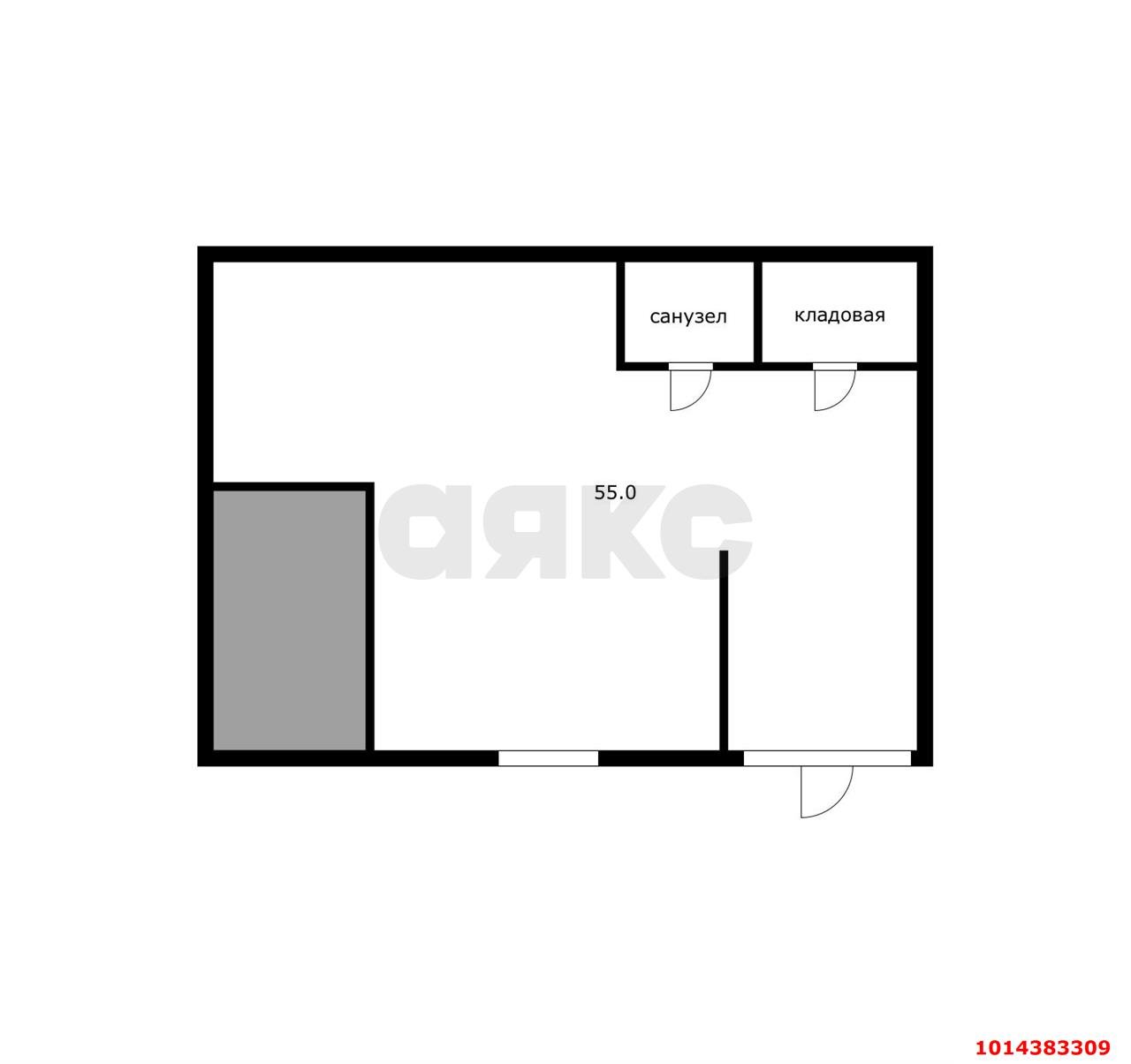 Фото №6: Коммерция 55 м² - Краснодар, ЖК Губернский, Прикубанский внутригородской округ, мкр. Губернский, ул. им. Героя Яцкова И.В., 19