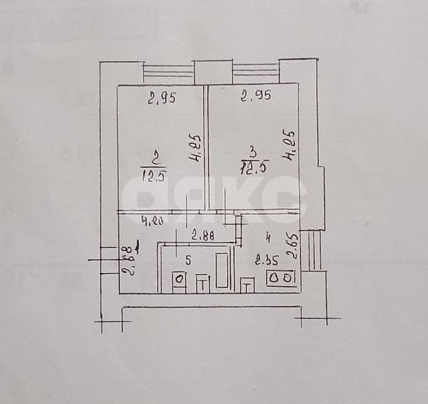 Фото №20: 2-комнатная квартира 40 м² - Липецк, Студенческий Городок, ул. Водопьянова, 18