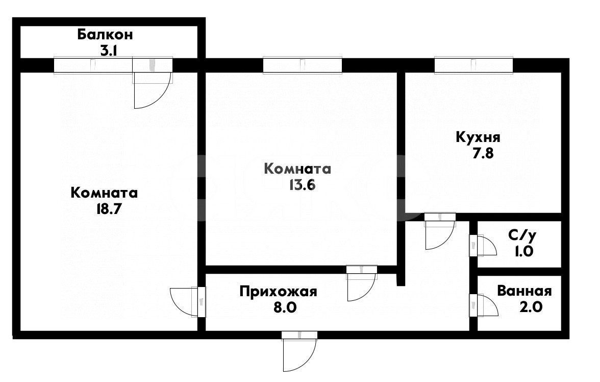 Фото №30: 2-комнатная квартира 54 м² - Геленджик, ул. Орджоникидзе, 7