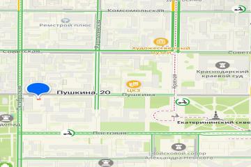 Фото №2: Земельный участок 4.55 сот. - Краснодар, мкр. Центральный, ул. имени Пушкина, 20