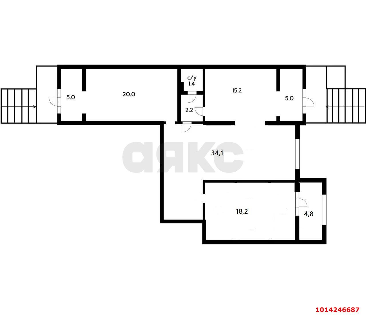 Фото №8: Коммерция 105 м² - Краснодар, Репино, мкр. Прикубанский внутригородской округ, пр-д Репина, 22