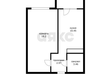 Фото №2: 1-комнатная квартира 36 м² - Краснодар, мкр. Прикубанский внутригородской округ, ул. Калужская, 16