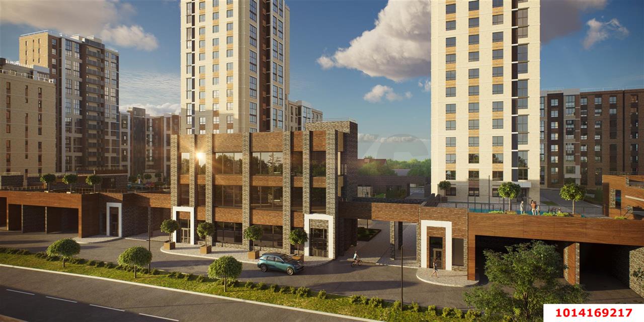 Фото №2: 1-комнатная квартира 37 м² - Краснодар, Прикубанский внутригородской округ, мкр. 9-й километр, пр-д Репина, 5Б