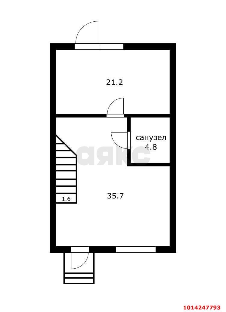 Фото №9: Таунхаус 125 м² + 2 сот. - Российский, жилой комплекс Вилла Роз, ул. имени Академика Сахарова, 33к7