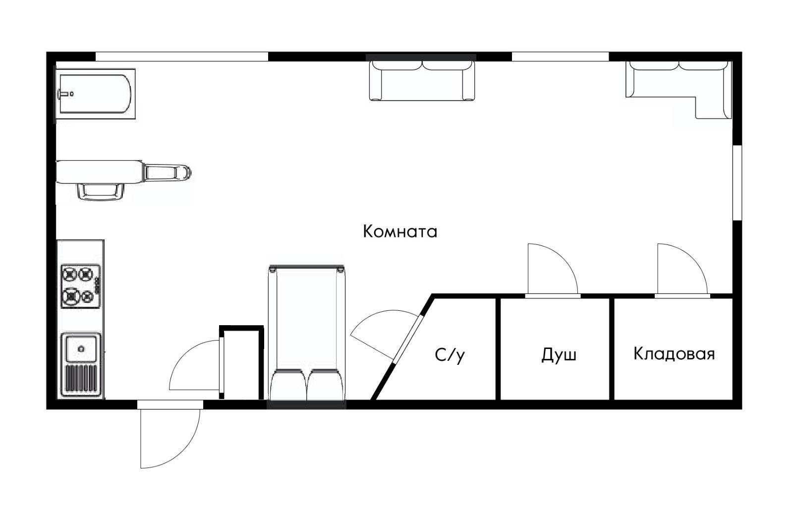 Фото №5: Коммерция 54 м² - Краснодар, Прикубанский внутригородской округ, Краевая Клиническая Больница, мкр. жилой комплекс Олимп, ул. Домбайская, 10/2