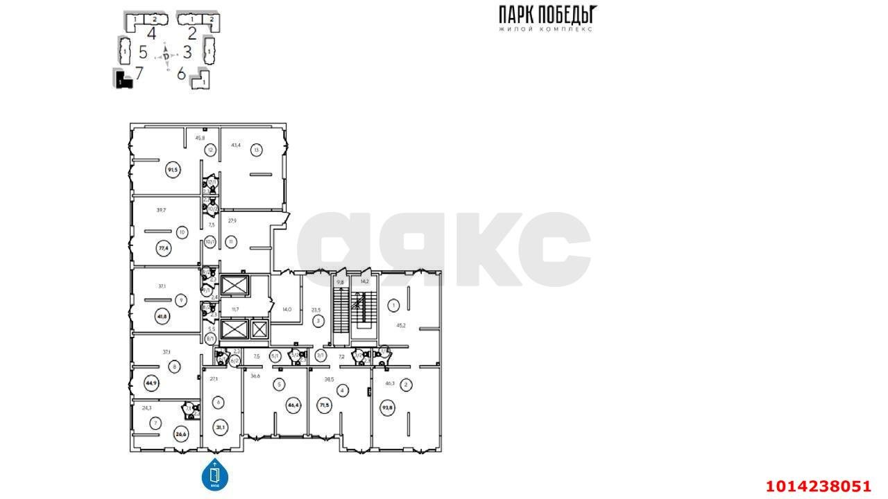 Фото №2: Торговое помещение 32 м² - Краснодар, Парк Победы, ул. Героя Пешкова, 14