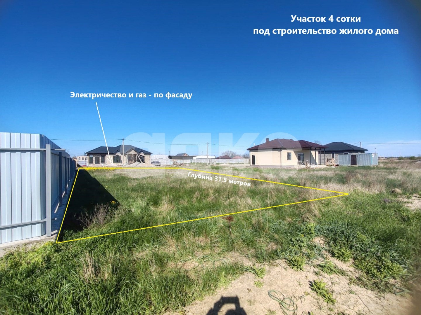 Фото №2: Земельный участок под ИЖС 4.16 сот. - Темрюк, Комсомольский, ул. Весёлая