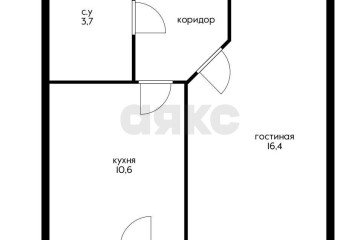 Фото №1: 1-комнатная квартира 34 м² - Краснодар, мкр. жилой комплекс Керченский, ул. им. Героя Сарабеева В.И., 5к3