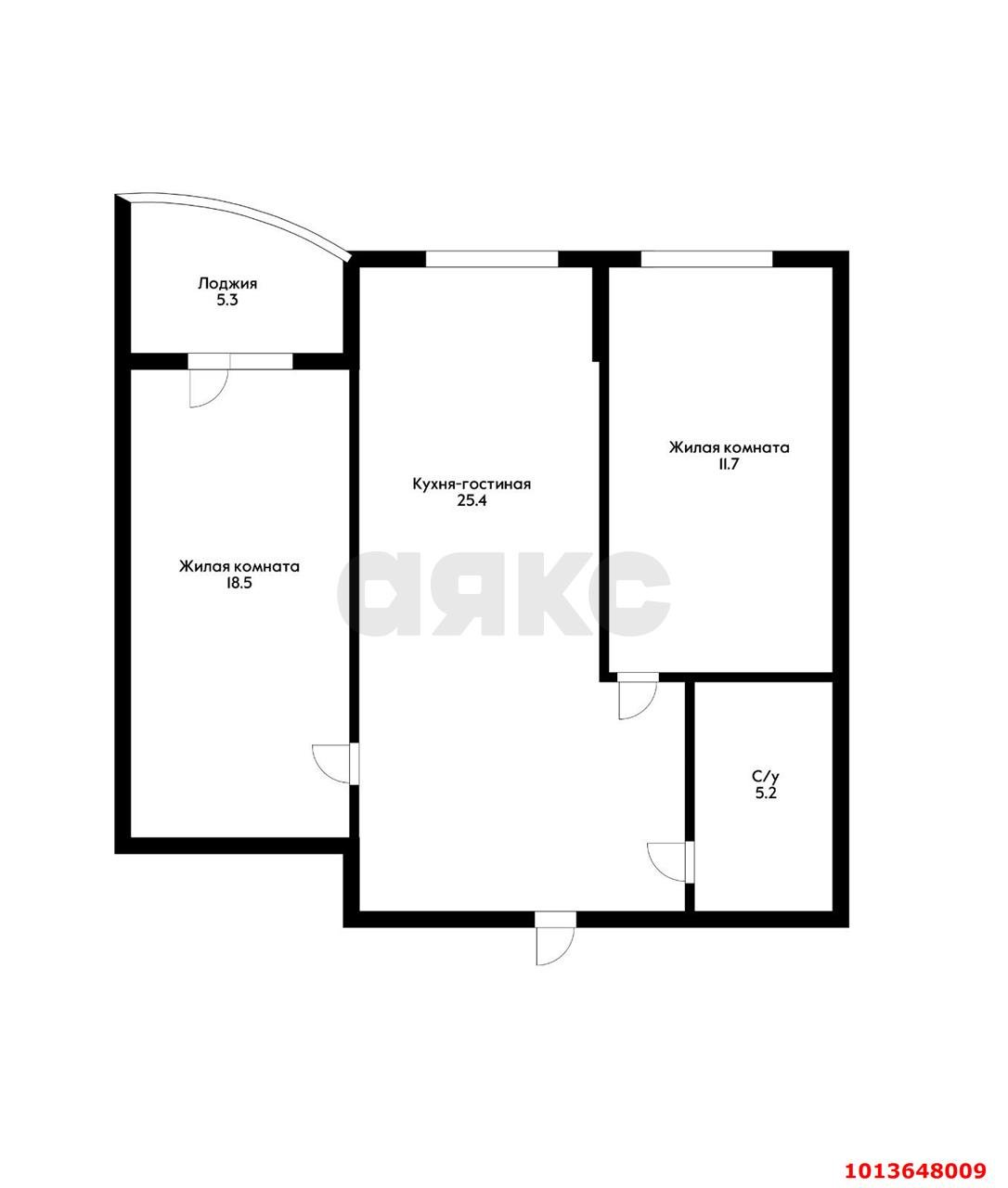 Фото №9: 2-комнатная квартира 66 м² - Краснодар, жилой комплекс Инсити, ул. Командорская, 5/2