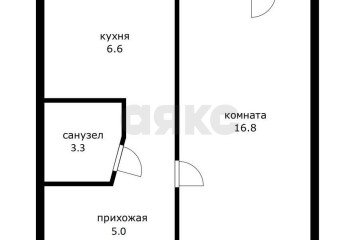 Фото №2: 1-комнатная квартира 30 м² - Краснодар, мкр. Черёмушки, ул. Айвазовского, 98