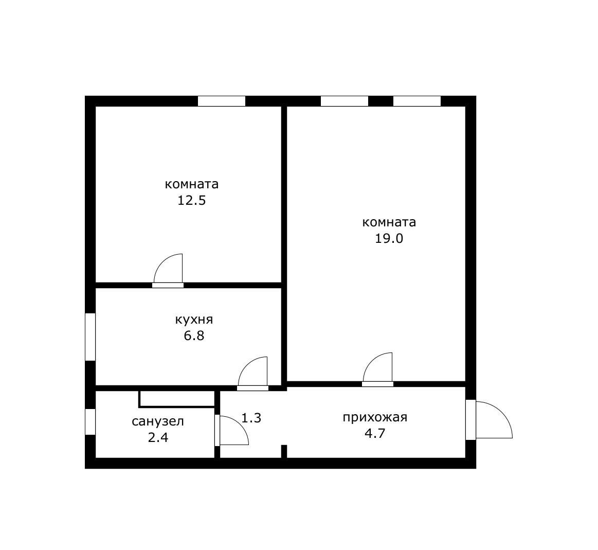 Фото №6: 2-комнатная квартира 46 м² - Краснодар, Карасунский внутригородской округ, ж/м Пашковский, ул. Краевая, 8
