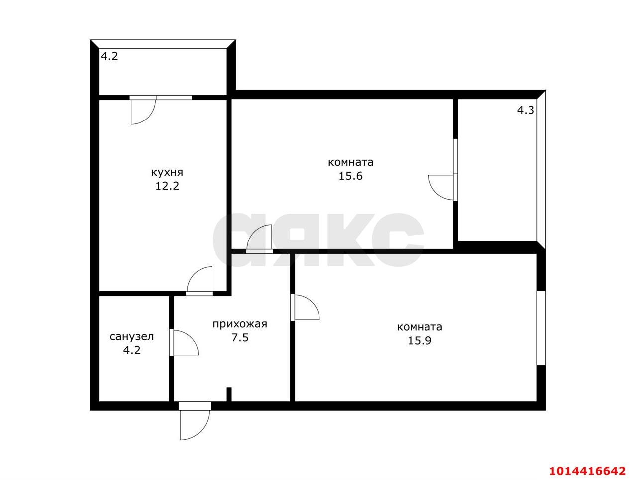 Фото №19: 2-комнатная квартира 63 м² - Краснодар, Карасунский внутригородской округ, ж/м Пашковский, ул. Карасунская, 310к1