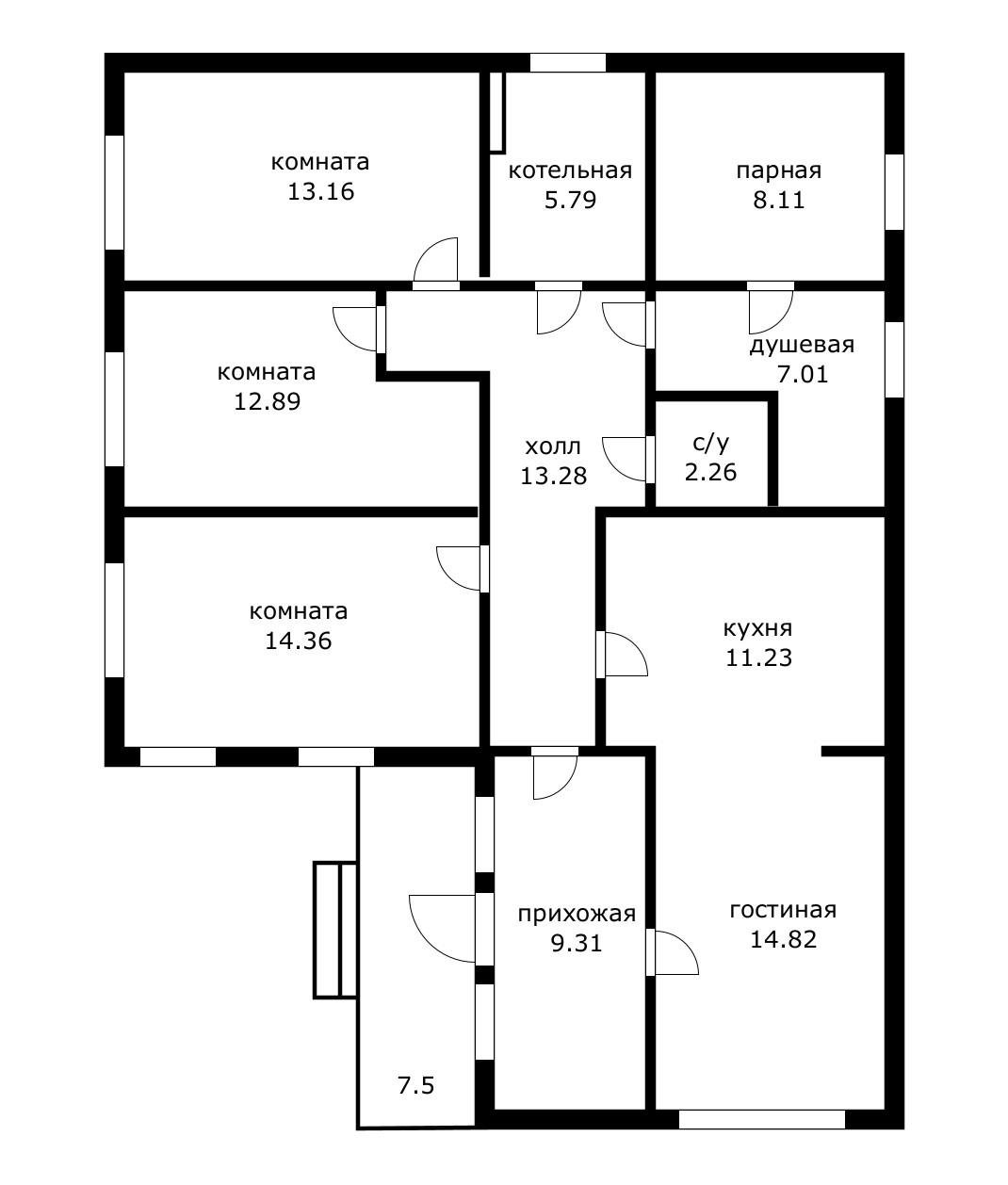 Фото №19: Дом 122 м² + 23.55 сот. - Елизаветинская, Прикубанский внутригородской округ, ст Фруктовый, ул. Грушёвая, 361
