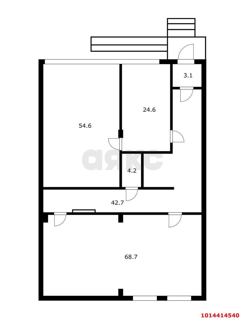 Фото №6: Торговое помещение 198 м² - Краснодар, жилой комплекс Притяжение, ул. Московская, 118к2