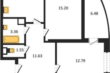 Фото №1: 3-комнатная квартира 83 м² - Краснодар, мкр. Достояние, 