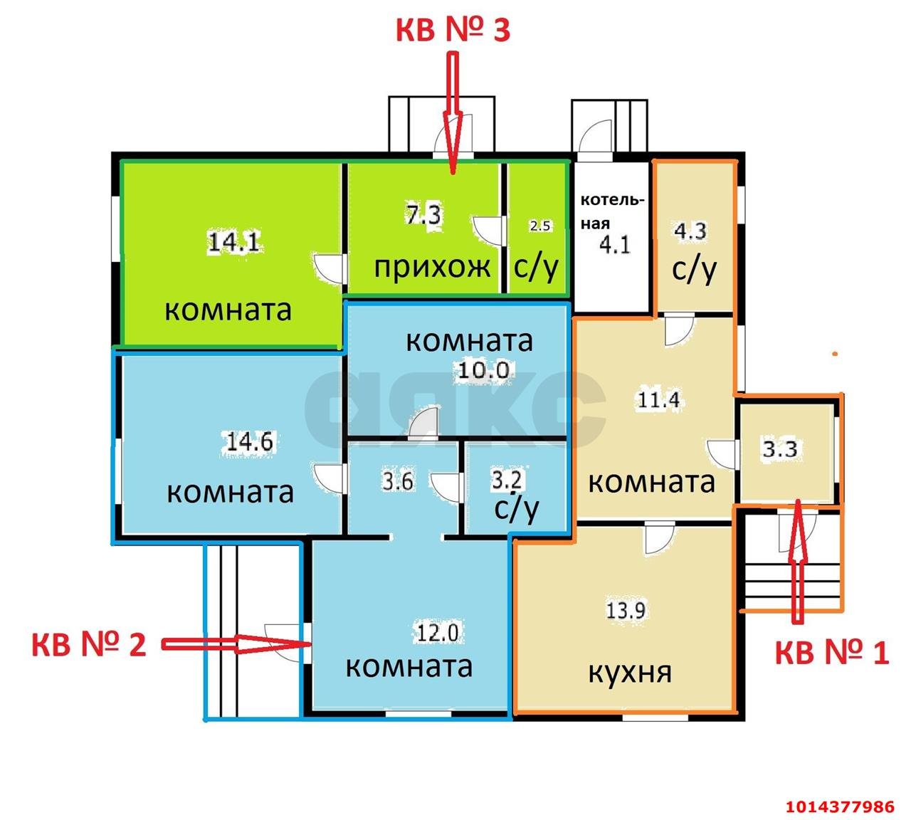 Фото №2: Дом 119 м² + 10.75 сот. - Старокорсунская, Карасунский внутригородской округ, ул. Чапаева, 137