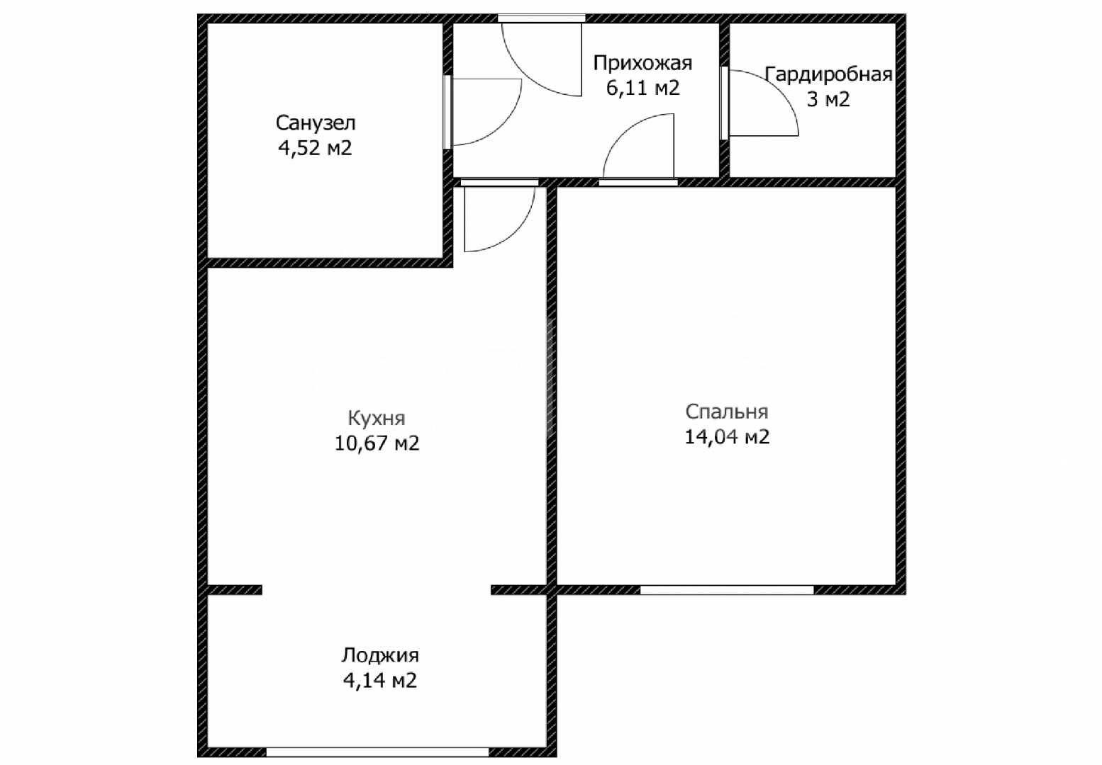 Фото №15: 1-комнатная квартира 40 м² - Майкоп, Старый город, ул. Пирогова, 4
