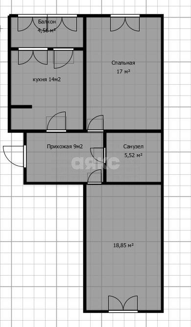 Фото №37: 2-комнатная квартира 64 м² - Анапа, пр-кт Пионерский, 255/2Б