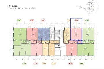 Фото №2: Торговое помещение 48 м² - Краснодар, мкр. жилой комплекс Друзья, 