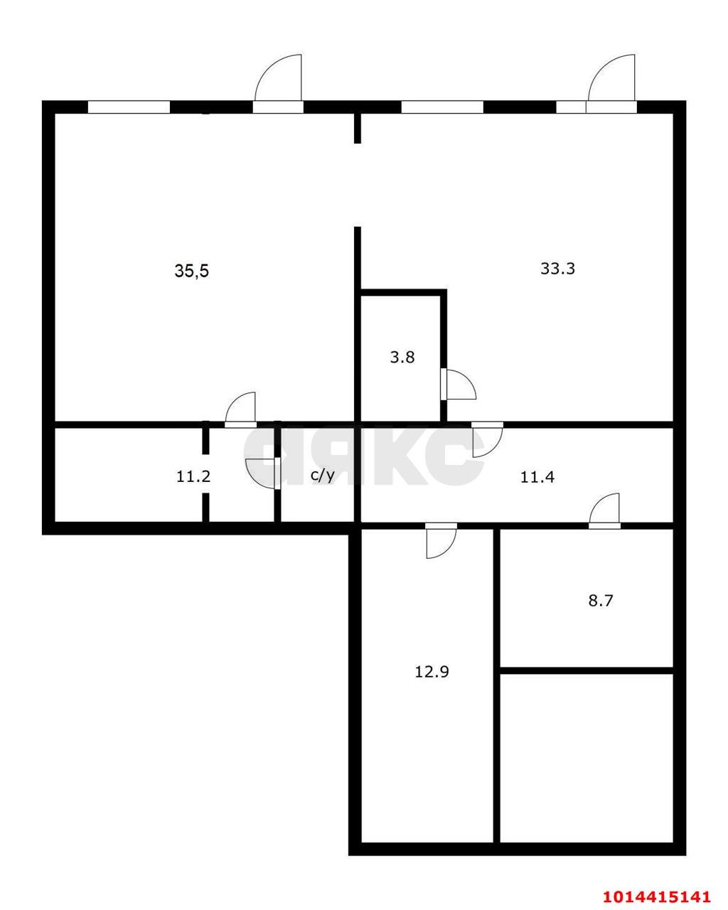Фото №9: Торговое помещение 117 м² - Берёзовый, Витаминкомбинат, ул. 2-я Целиноградская, 38/1