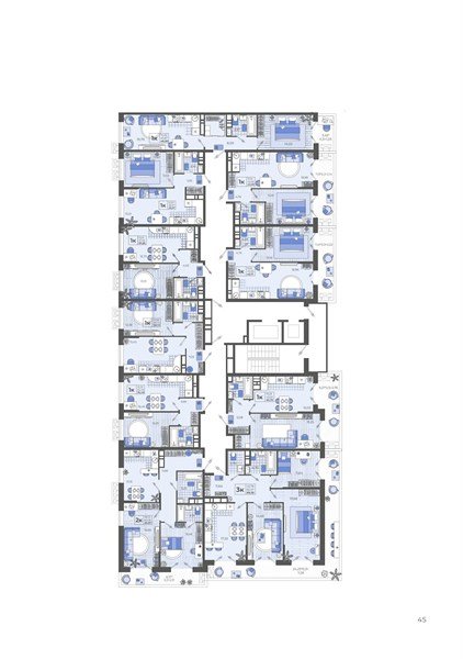 Фото №8: 1-комнатная квартира 45 м² - Тихорецк, ЖК Высочество, ул. Калинина, 114