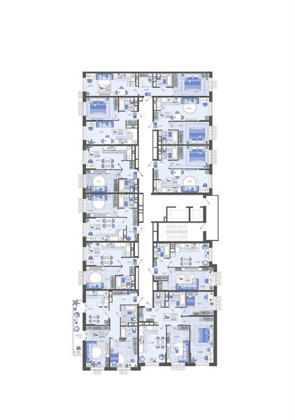 Фото №8: 1-комнатная квартира 45 м² - Тихорецк, ЖК Высочество, ул. Калинина, 114