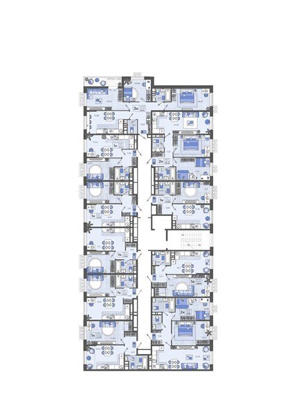 Фото №8: 1-комнатная квартира 45 м² - Тихорецк, ЖК Высочество, ул. Калинина, 114