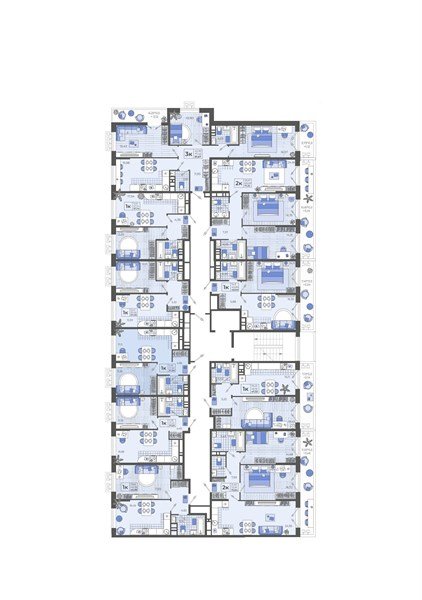 Фото №8: 1-комнатная квартира 47 м² - Тихорецк, ЖК Высочество, ул. Калинина, 114