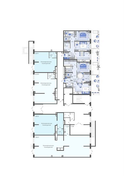 Фото №8: 2-комнатная квартира 73 м² - Тихорецк, ул. Калинина, 114