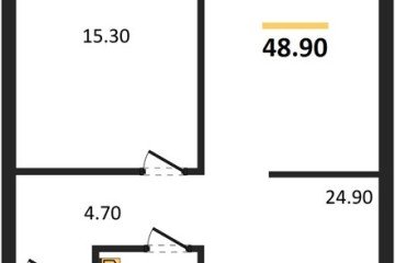 Фото №1: 1-комнатная квартира 48 м² - Краснодар, мкр. Догма Парк, 
