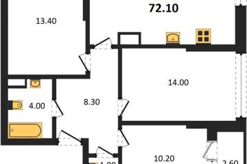 Фото №1: 3-комнатная квартира 72 м² - Краснодар, мкр. Догма Парк, 