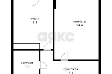Фото №1: 1-комнатная квартира 33 м² - Краснодар, мкр. жилой комплекс Мечта, ул. им. Героя Яцкова И.В., 1/10