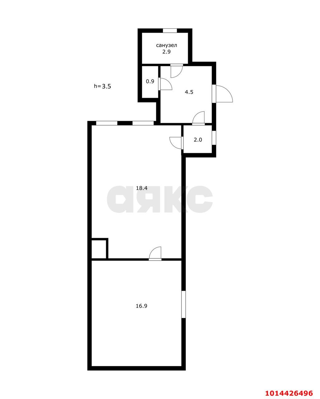 Фото №16: Часть дома 45 м² + 1 сот. - Краснодар, Западный внутригородской округ, ул. Рашпилевская, 86