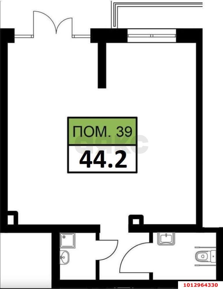 Фото №5: Торговое помещение 45 м² - Краснодар, жилой комплекс Ракурс, ул. имени Героя Ростовского, 8к4