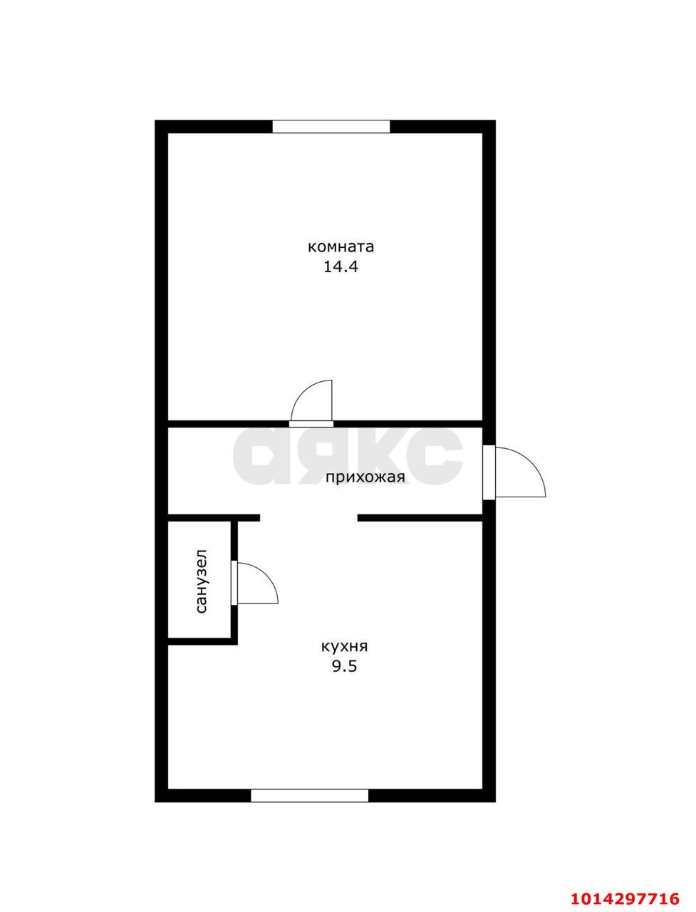 Фото №7: 1-комнатная квартира 23 м² - Краснодар, Западный внутригородской округ, ул. Фёдора Лузана, 3