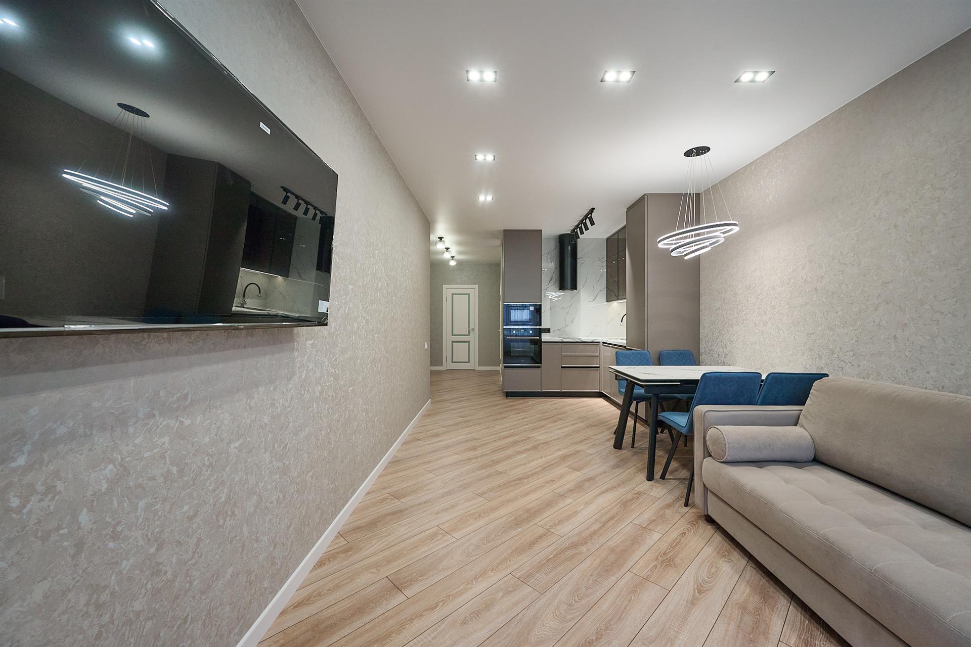 Фото №3: 1-комнатная квартира 57 м² - Краснодар, Карасунский внутригородской округ, Хлопчато-бумажный Комбинат, мкр. жилой комплекс Элегант, ул. Старокубанская, 137/1