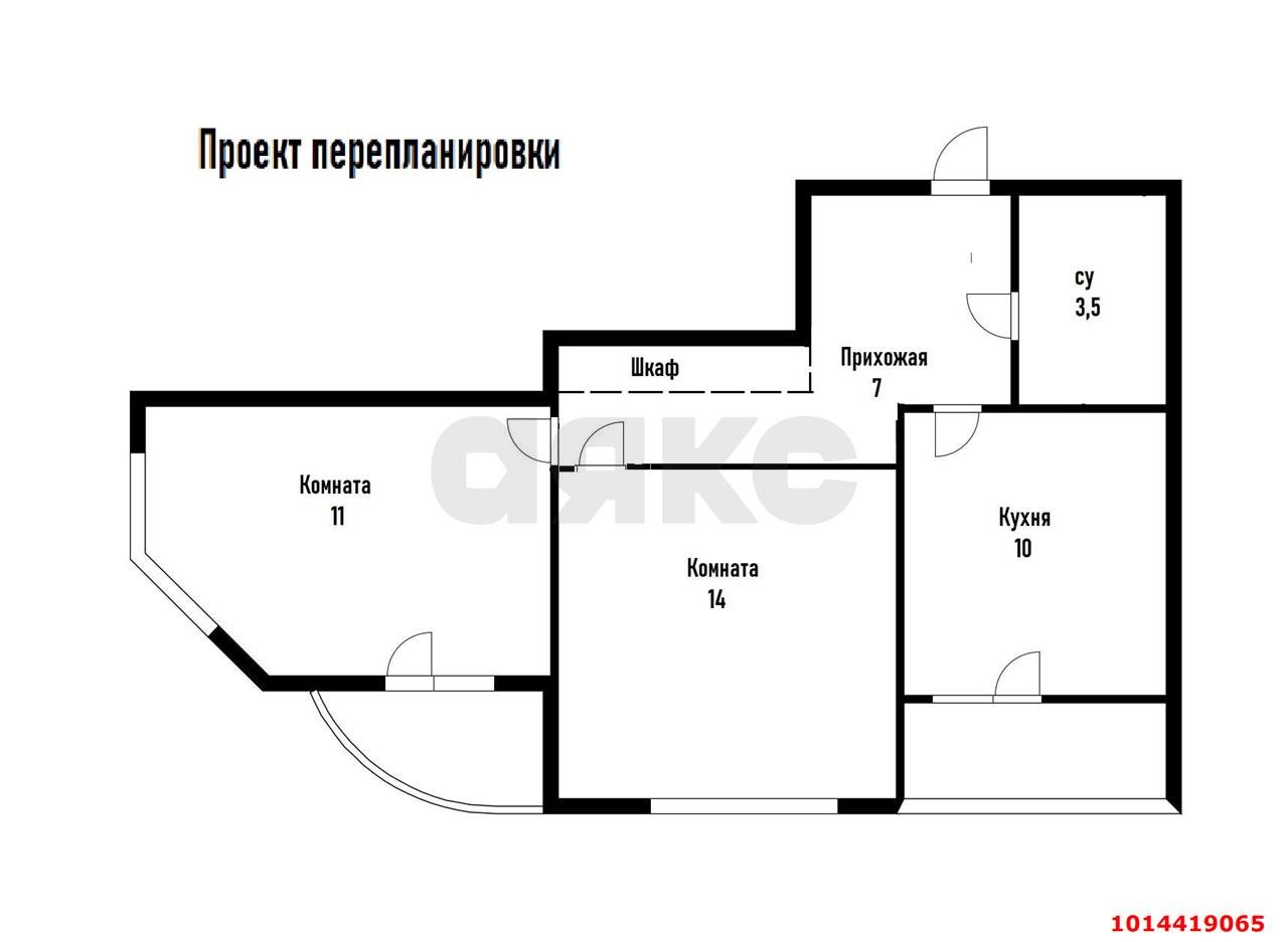 Фото №15: 2-комнатная квартира 50 м² - Краснодар, Прикубанский внутригородской округ, мкр. жилой комплекс Параллели, ул. им. Сорока А.М.