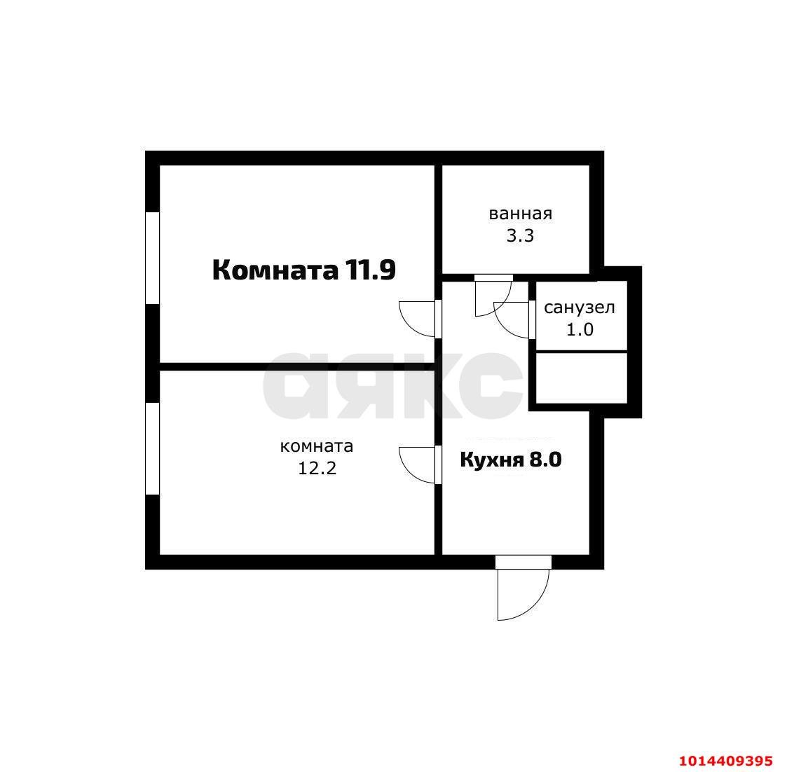 Фото №14: 2-комнатная квартира 36 м² - Краснодар, Центральный, ул. Красноармейская, 10