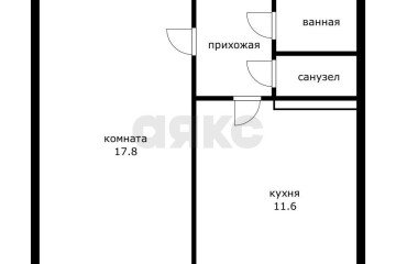 Фото №1: 1-комнатная квартира 35 м² - Краснодар, мкр. Комсомольский, ул. Симферопольская, 54