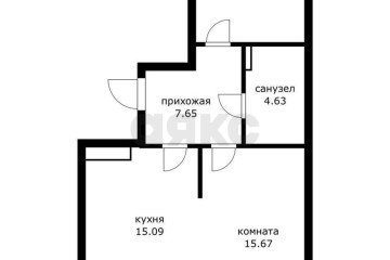 Фото №1: 2-комнатная квартира 60 м² - Краснодар, мкр. жилой комплекс Новелла, ул. Питерская, 40к4