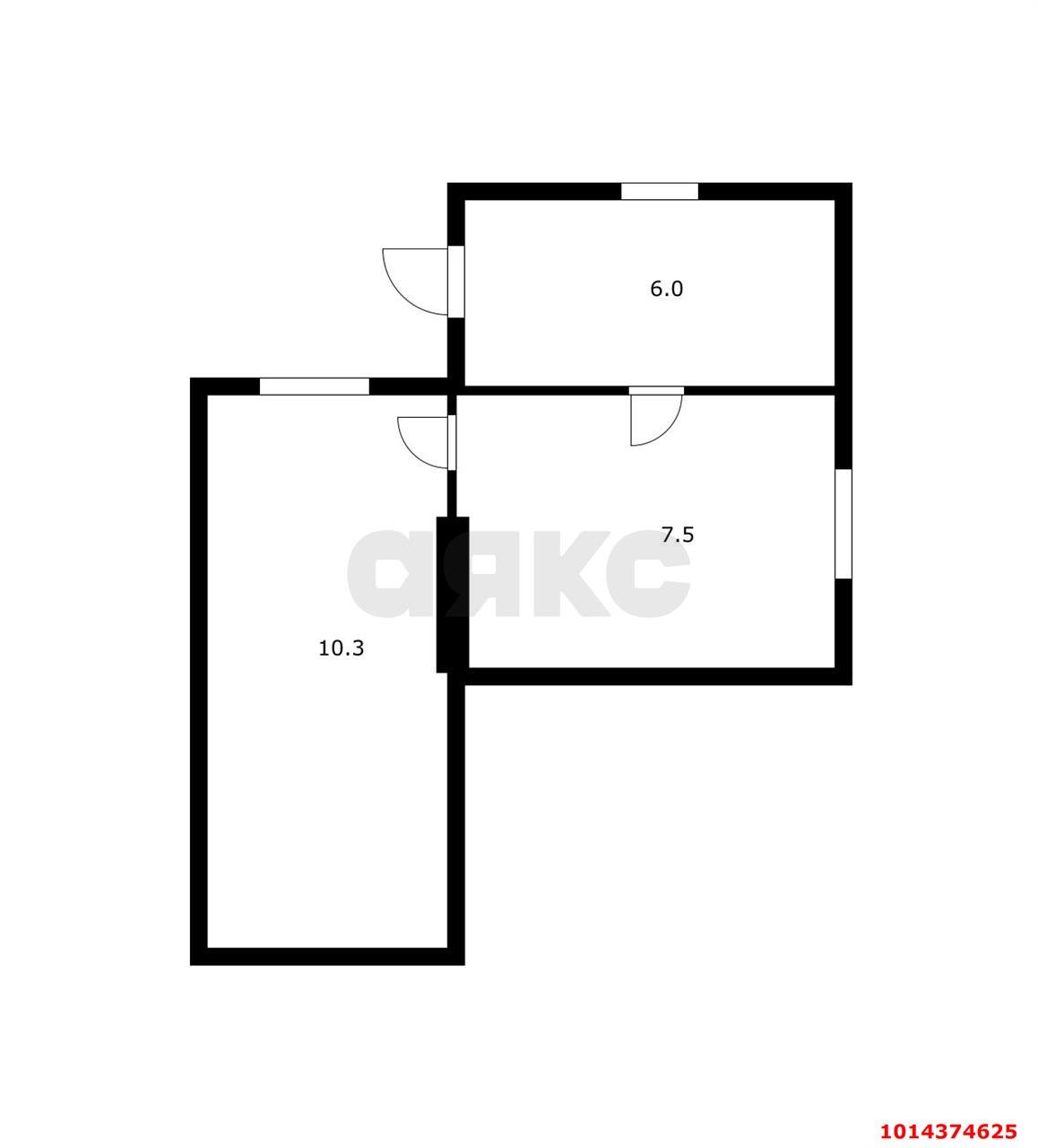 Фото №6: 1-комнатная квартира 23 м² - Краснодар, Центральный, ул. Гоголя, 61