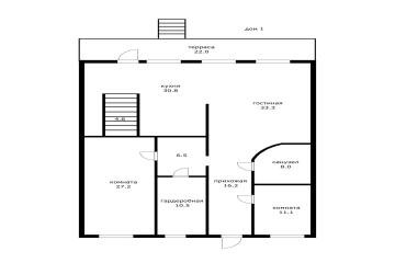 Фото №1: Дом 192 м² - Октябрьский, ст Тополь, ул. Ореховая