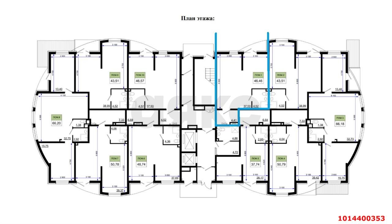 Фото №2: Торговое помещение 47 м² - Краснодар, жилой комплекс Лучший