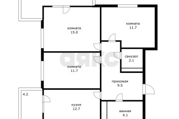 Фото №5: 3-комнатная квартира 78 м² - Краснодар, мкр. жилой комплекс Отражение, ул. Конгрессная, 43