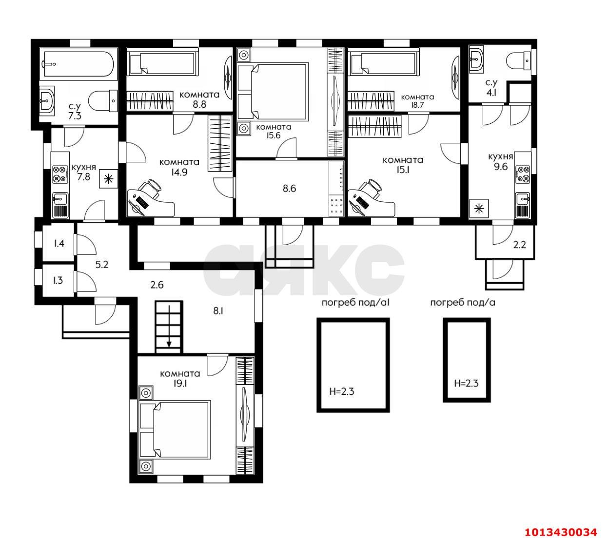 Фото №4: Дом 150 м² + 4 сот. - Краснодар, Сельскохозяйственный Институт, ул. Володи Головатого, 36