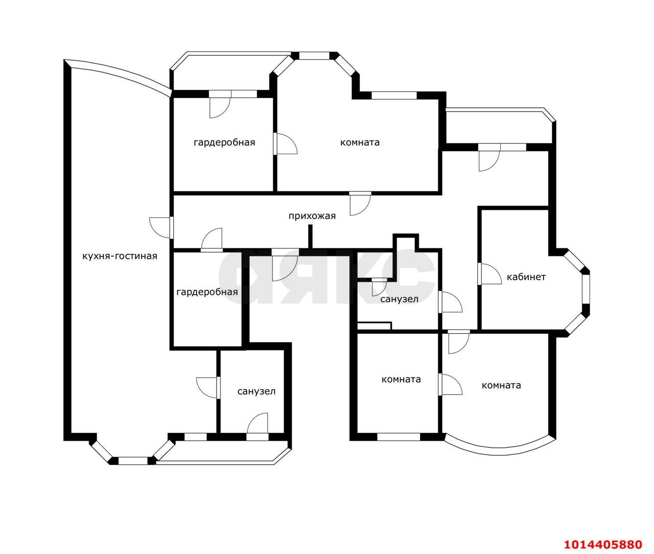 Фото №2: 5+-комнатная квартира 250 м² - Краснодар, Солнечный, ул. Архитектора Ишунина, 4
