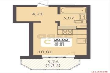 Фото №5: Студия 21 м² - Краснодар, мкр. Светлоград, 
