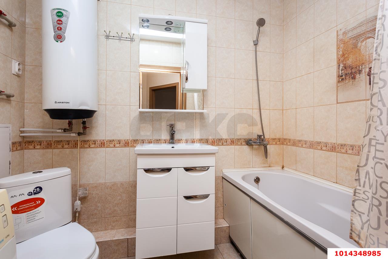 Фото №7: 1-комнатная квартира 38 м² - Краснодар, Солнечный, ул. имени Симиренко, 18