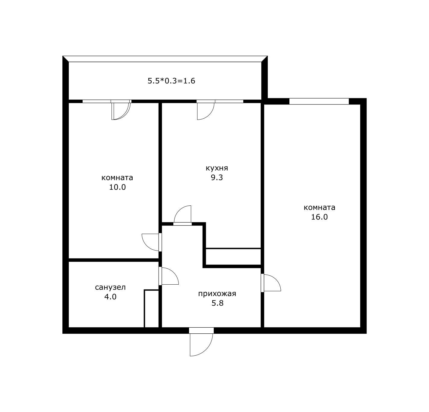 Фото №15: 2-комнатная квартира 45 м² - Краснодар, Прикубанский внутригородской округ, Калинино, мкр. Завод Радиоизмерительных Приборов, ул. Понтийская