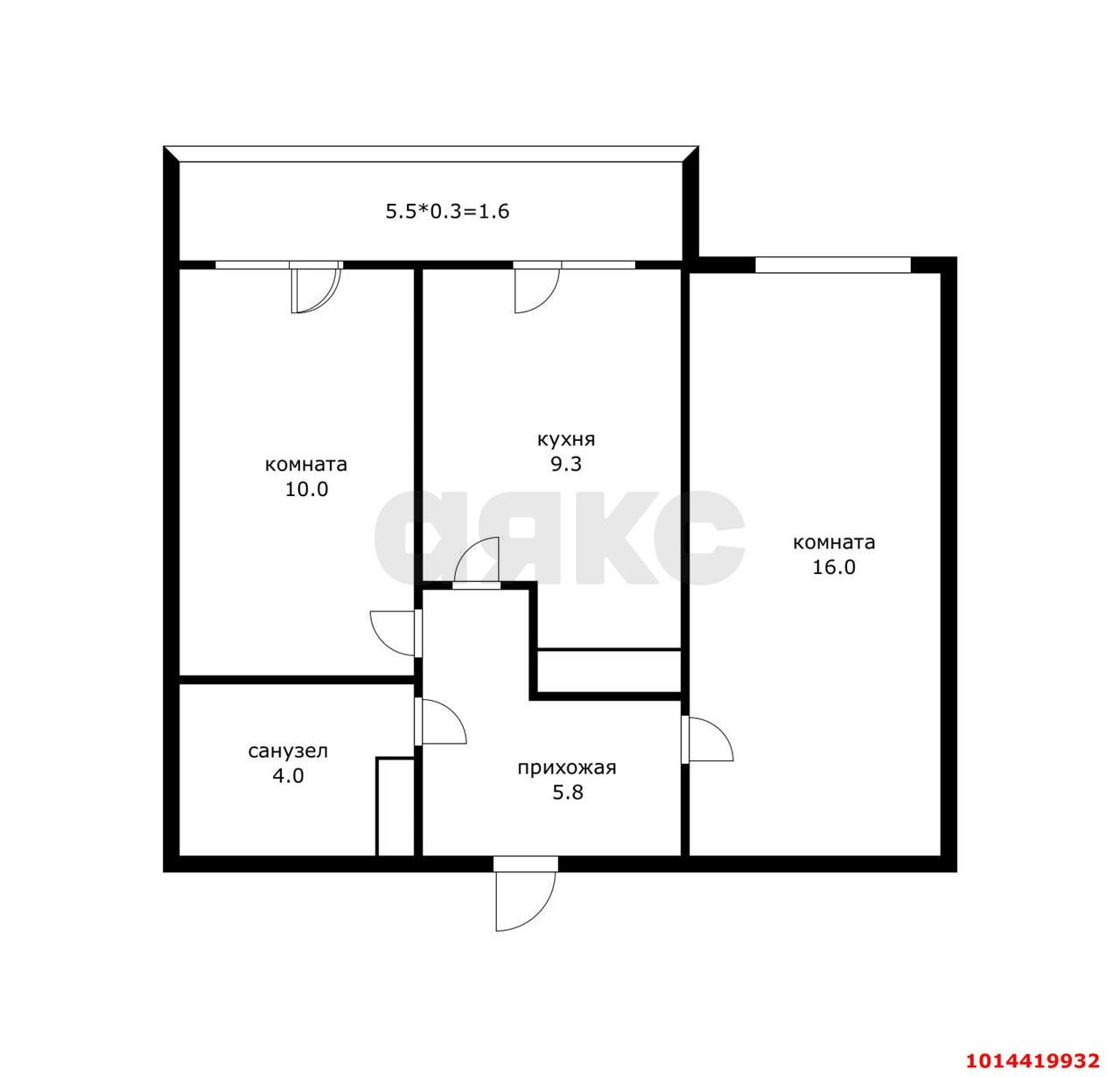 Фото №15: 2-комнатная квартира 45 м² - Краснодар, Завод Радиоизмерительных Приборов, ул. Понтийская